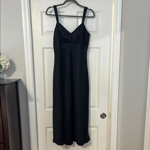 NWT Black Midi Dress